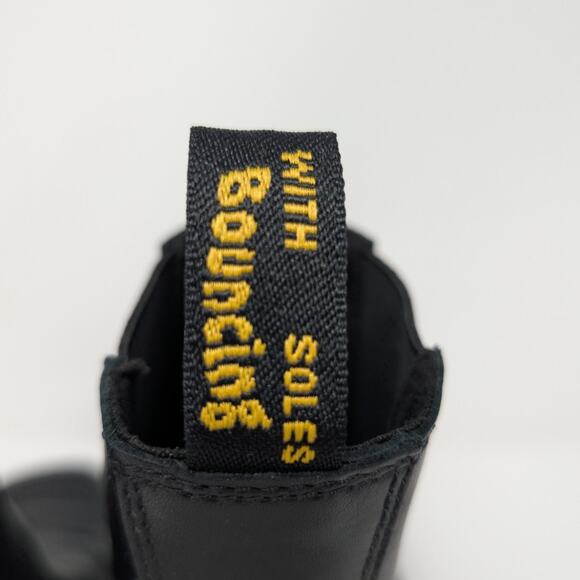 Dr. Martens Maybole Chelsea Boots Black Leather Platform Square Toe US 6 - Picture 8 of 15